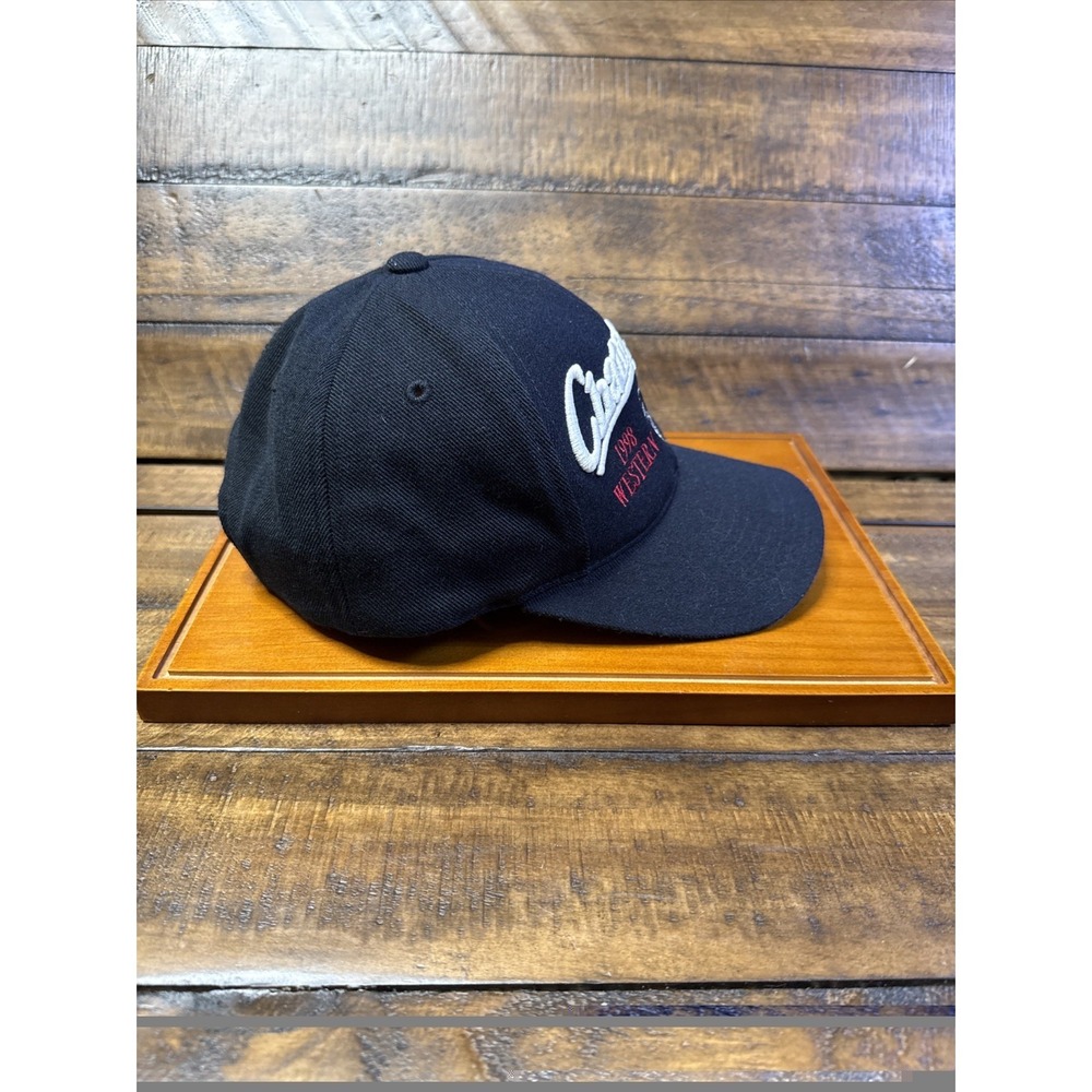 Vintage 1998 Atlanta Falcons NFC Division Champions Hat Logo Athletics Snap Back - Picture 5 of 9